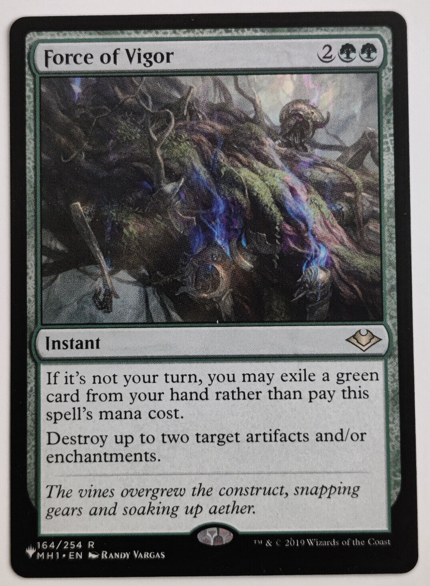 Force of Vigor -MTG The List [Reprint from MM3] -NM Magic the