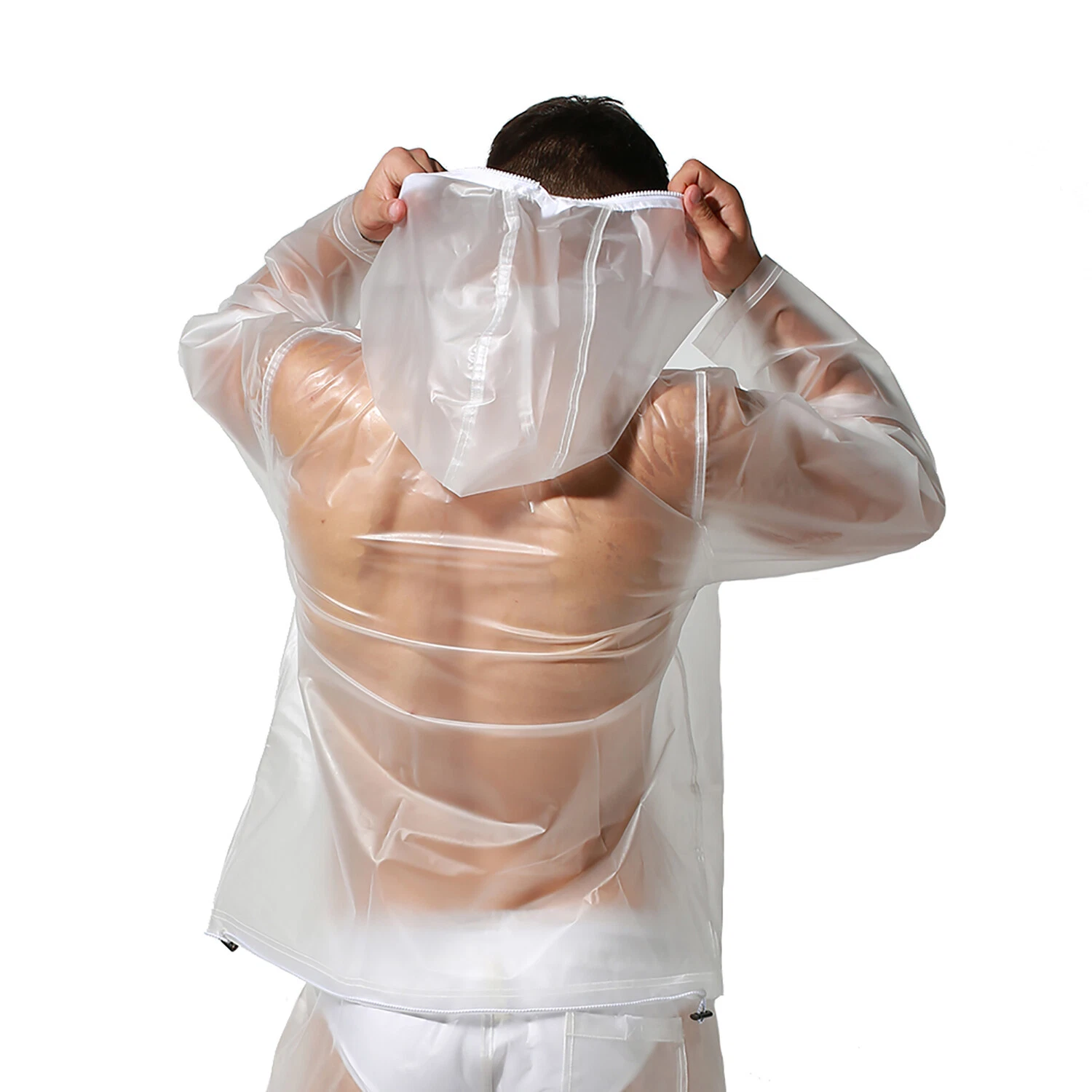 Men's Fashion Waterproof Jackets Rain coat Travel Clothing Transparent tops 2904
Opens in a new wind