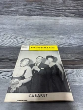 CABARET, PLAYBILL MAGAZINE,  SHUBERT THEATRE, 1968