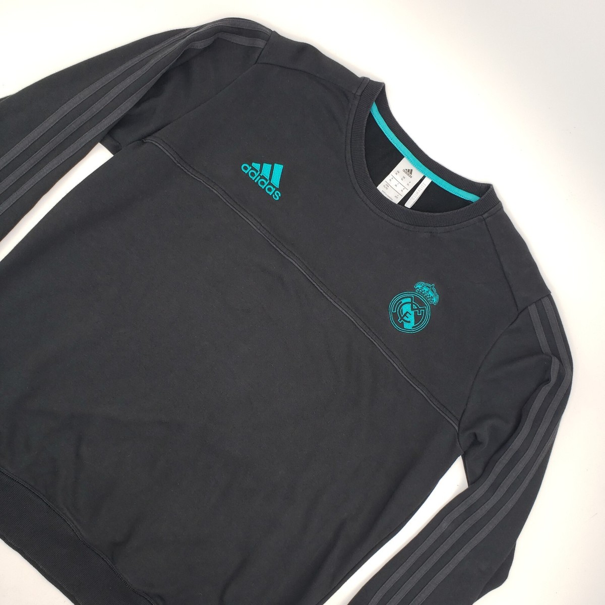 adidas Real Madrid XL 黒 サッカー ジャージ VINTAGE REAL MADRID CF 2002 Adidas Training centenary