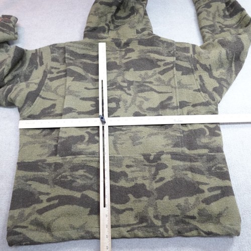 Vintage Columbia Jacket Large Green Camo Gallatin Wool Blend 1999 Heavyweight - Picture 8 of 13