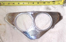 New Billet Aluminum 2 Gauge Dash Panel Bezel Hot Rod
