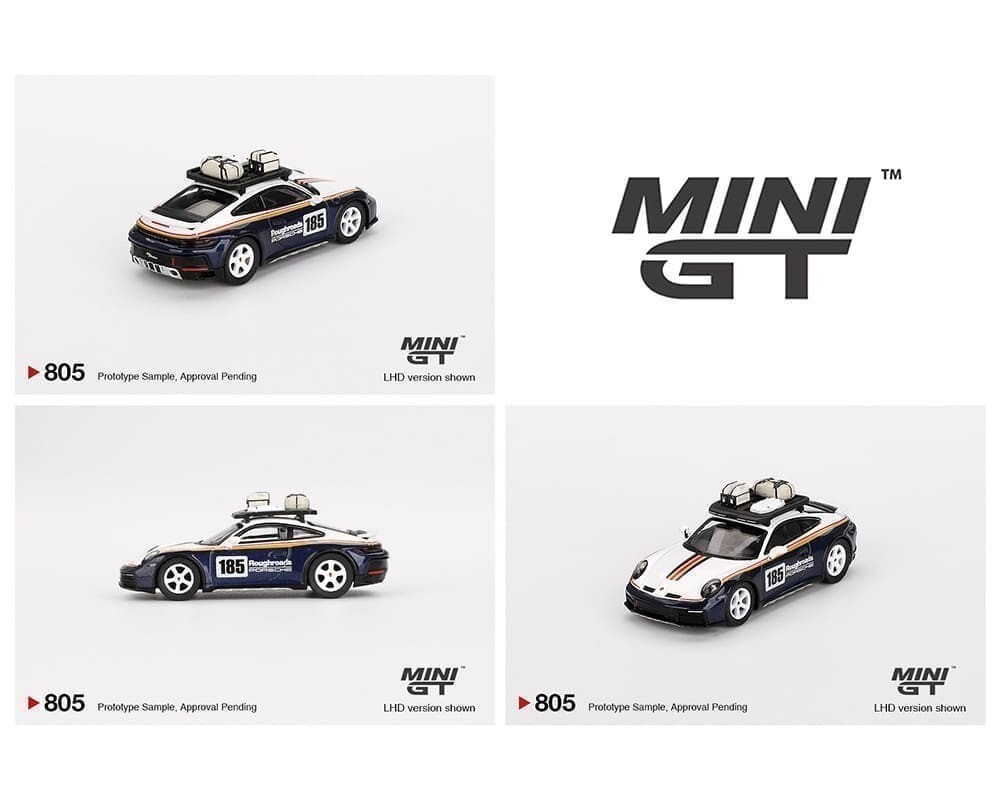 Mini GT 1:64 Porsche 911 Dakar Rallye Design Package White