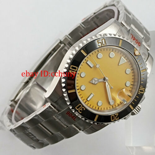 40mm BLIGER Reloj de zafiro amarillo estéril Japón NH35A reloj automático para hombres - Imagen 3 de 16