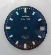 NOS Sector ADV 5500 esfera 100 meters sphere 5215118049 dial watch reloj vintage