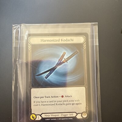 Купить harmonized kodachi flesh and blood tcg cold foil promo