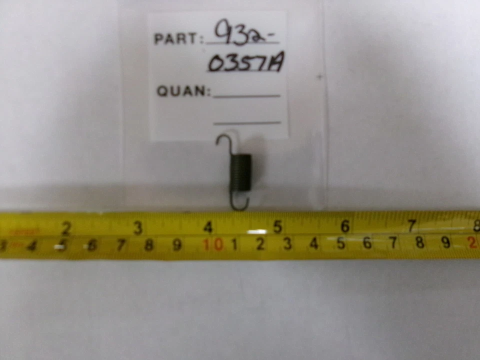 CUB CADET MTD TROY-BILT 932-0357A, 732-0357A EXTENSION SPRING - Image 2 of 2