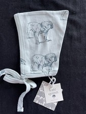 Kate Quinn NWT Green  Bulldogs  Organic Cotton Elf Style Hat-3-6 Mos