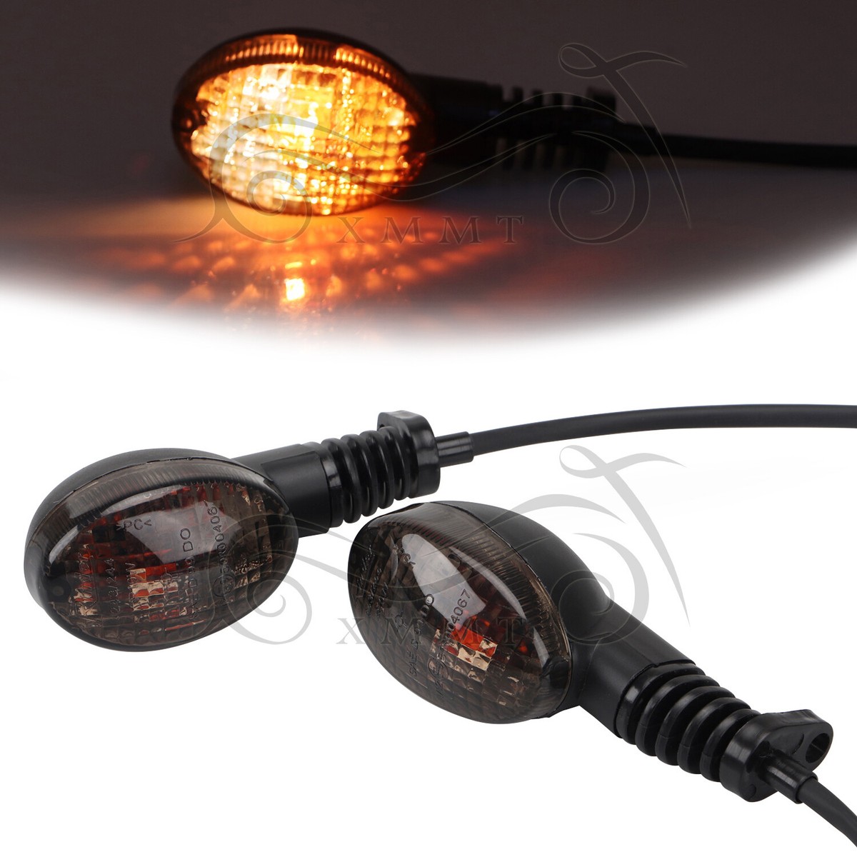Motor Turn Signal Amber Light Bulb For Kawasaki NINJA 250R 08-12