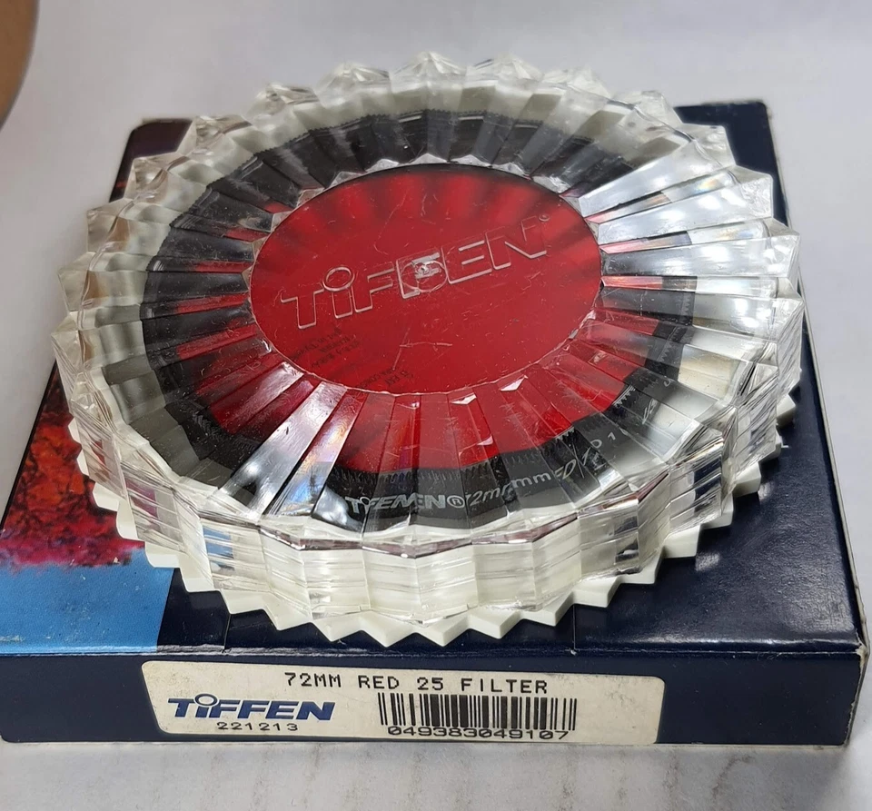 Tiffen 72mm Dark Red 1 # 25 Color Conversion Glass Lens Filter 72 mm E-72 E72 - Image 4 of 4