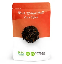 Black Walnut Hull Cut and Sifted - 56 grams - Black Walnut Hull Tea