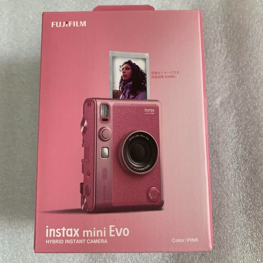 NEW RARE Fujifilm INSTAX MINI EVO PINK C instax Japan only NEW RARE Fujifilm INSTAX MINI EVO PINK C instax Japan only