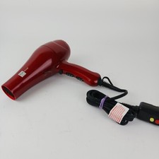 Style House Inertek Womens Solid Red Multi-Speed Mode Hair Dryer Model RH 1817