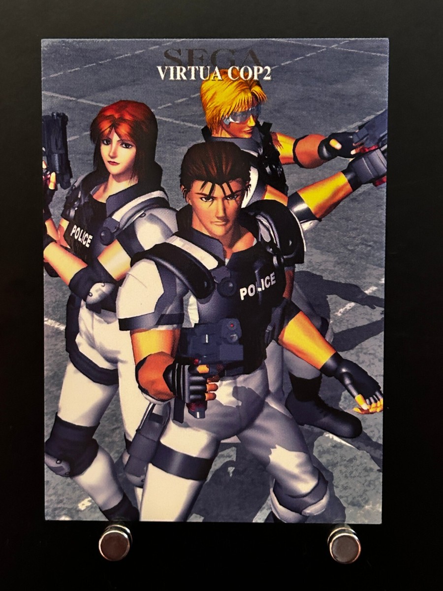 Virtua Cop 2 ALL CHARACTER Sega Freaks Card #21 Japanese JAPAN