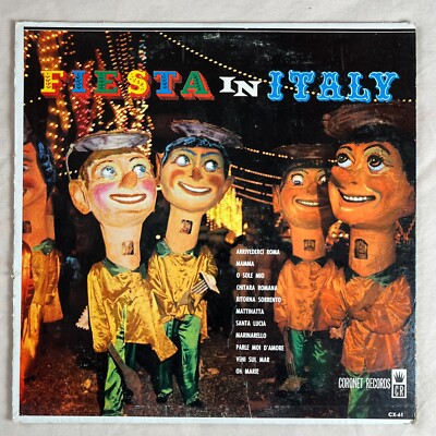 MARIO RUSSO Fiesta In Italy 1961 Vinyl LP Coronet CX-61 - G+
