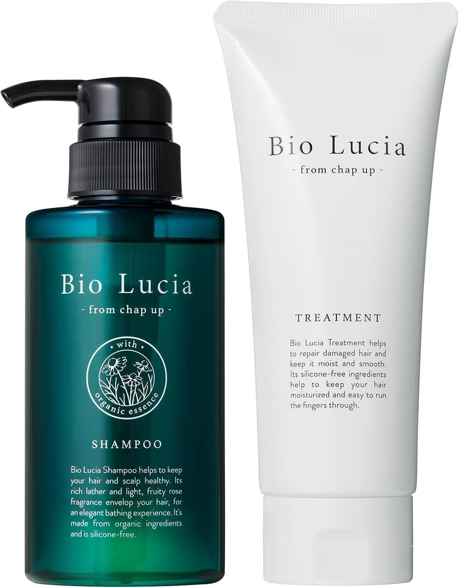 Bio Lucia シャンプー Bio Lucia Organic Shampoo 300mL Treatment 200g Set Popular Hair