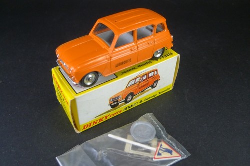 DINKY TOYS FRANCE. RENAULT 4 AUTOROUTES. Ref: 518 A. + Boite. - Imagen 11 de 12