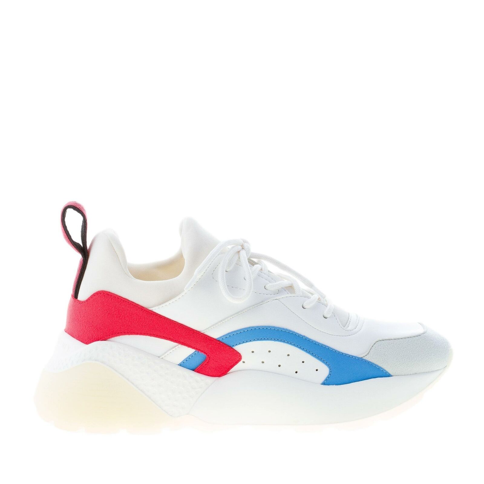 STELLA McCARTNEY women shoes Eclypse white blue and red sneaker  491514W18819064