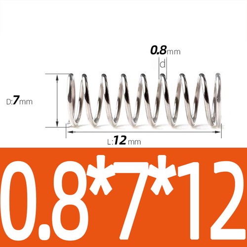 Compression Spring Steel 0.2 - 1mm Wire Dia 2mm - 12mm OD Small Pressure Springs - Picture 74 of 130