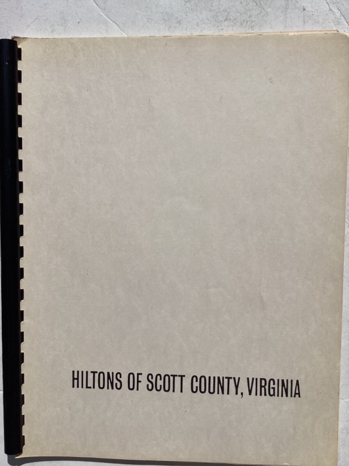 1967 Hilton family Scott County Virginia genealogy history