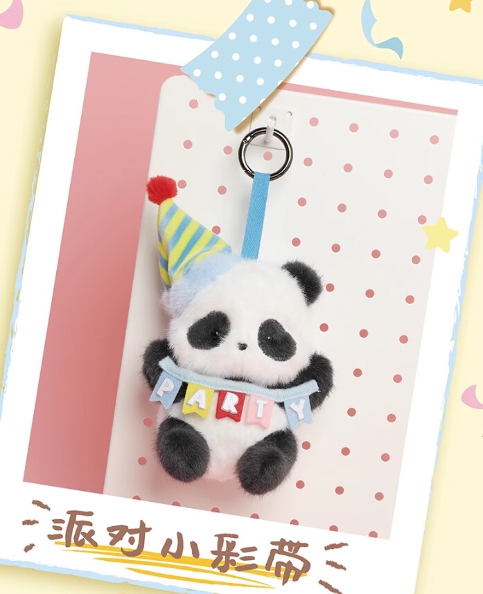 52TOYS Panda Roll Party Series Plush Pendant blind box Figure Toys