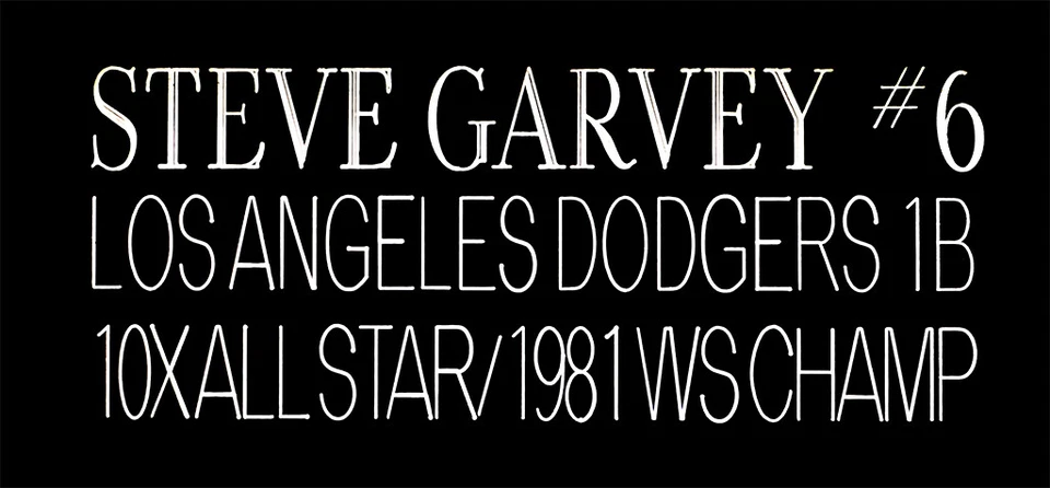 Steve Garvey Autographed and Framed White Los Angeles Jersey Auto Beckett COA - Image 4 of 4