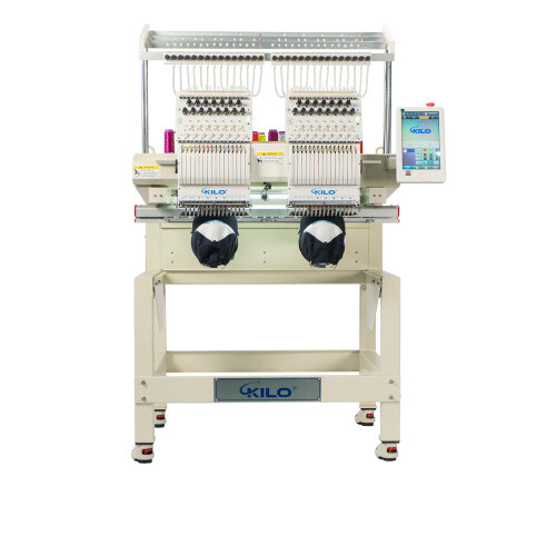 Double Head Computerized Commercial Embroidery 15 Needles Industrial Machine - Picture 3 of 8