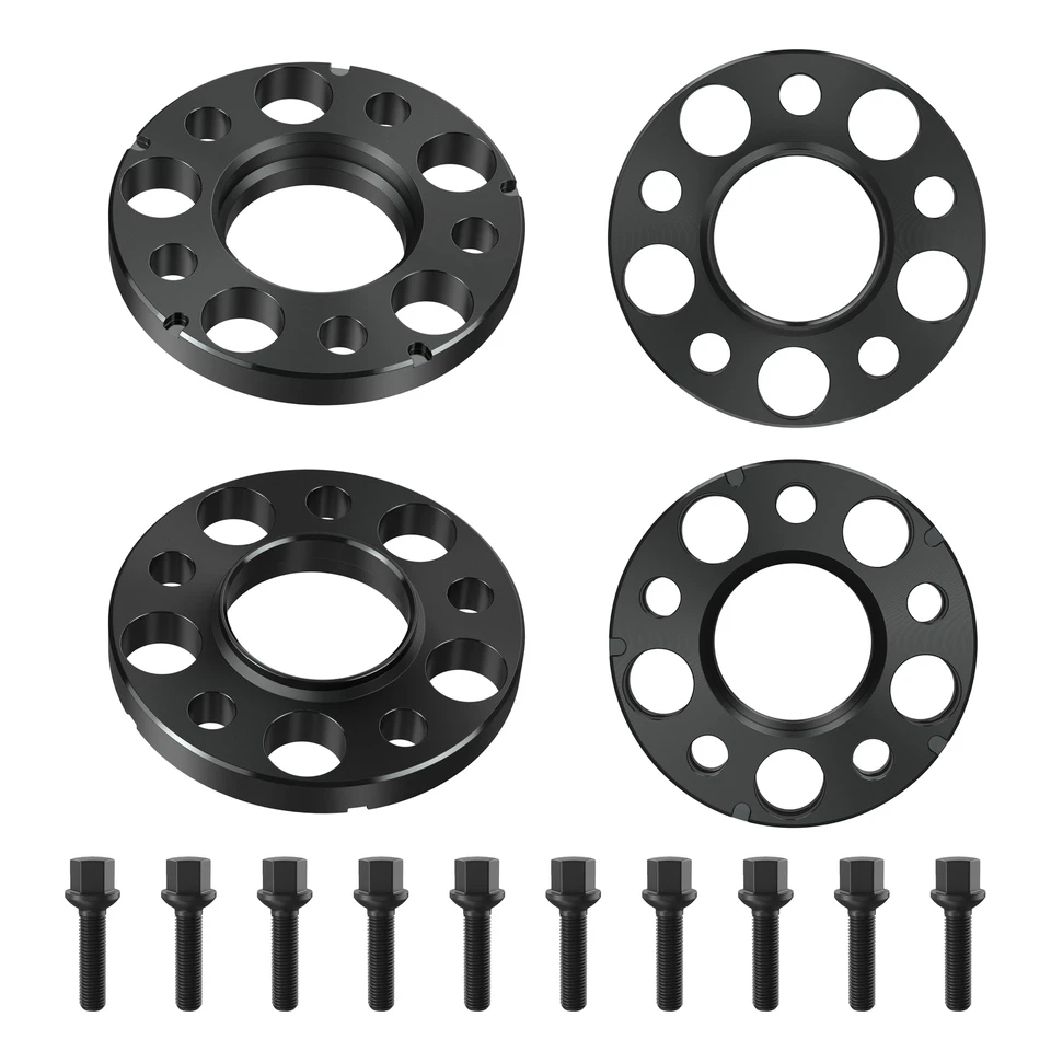 Set 5x112mm Wheel Spacers For Mercedes-Benz E250 E350 W202 W203 W204 W215 W216 Foto 2 de 4