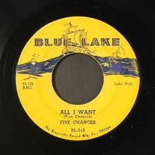 FIVE CHANCES: all i want / shake-a-link BLUE LAKE 7