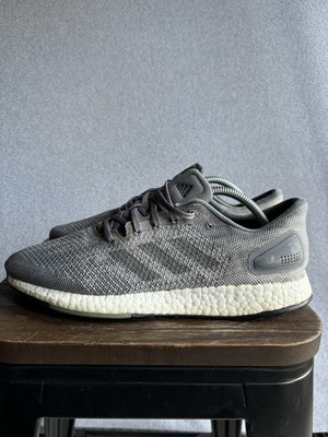 Adidas Pure Boost Pure Boost DPR Grey  White Sneakers Men s Size 9 BB6291