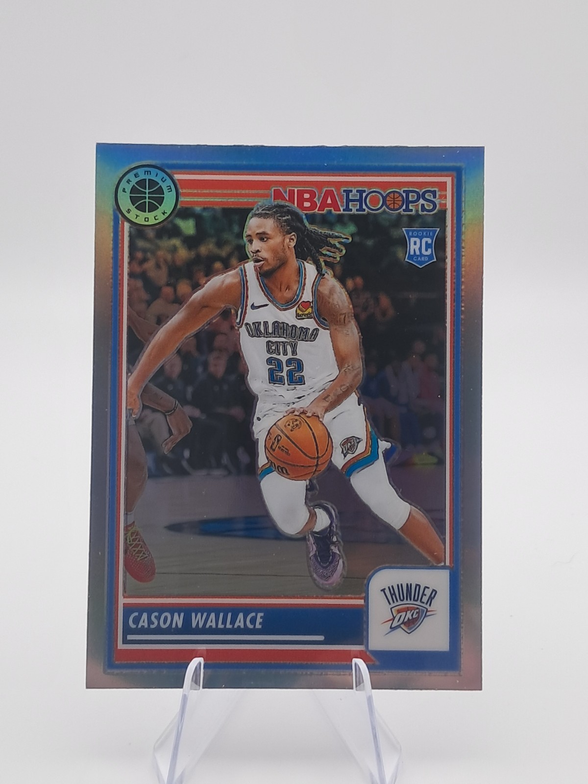 2023-24 Panini Nba Hoops Premium Stock - Cason Wallace #76 Silver Prizm (RC)