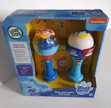 LeapFrog Blue's Clues and You Play and Learn Maracas Baby Sing Along Microphone