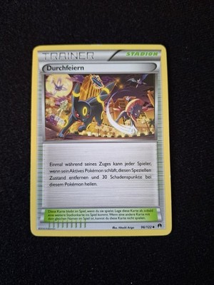 Pokémon Durchfeiern 96/122 Nachtara/Umbreon XY TURBOfieber/Breakpoint | DE GD/EX