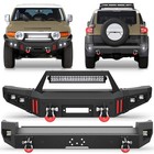 For 2007-2014 Toyota FJ Cruiser Front or Rear Bumper W/Winch Plate &Sensor Hole