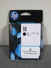 HP 11 Black 3D Printing CJP ProJet OEM Genuine Original Ink Cartridge - JAN 2023