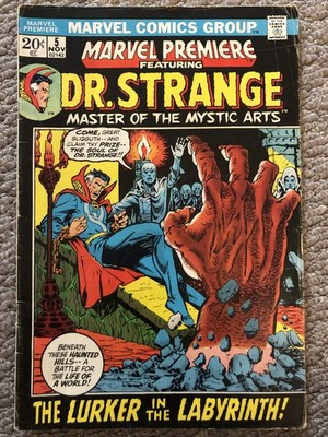 1971 Issue Of Marvel Premiere Featuring Dr Strange Master Of The Mystic Arts. 