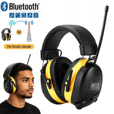 Electronic Digital FM Radio Bluetooth Headphones Ear Protection Safety Ear Muffs
