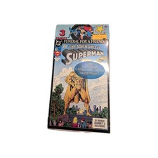 VTG The Adventures of Superman Funeral For a Friend/5 3 Pack Includes Batman