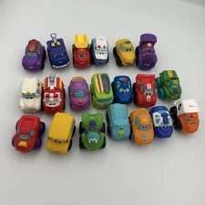 Lil Chuck & Friends Lot 20 MINI  Lil Chuck Toy Cars Tonka Soft Plastic Trucks