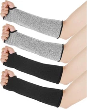 Sleeves Arm Protectors Level 5 Arm Protection Sleeves Safe,2 Pairs Cut Resistant