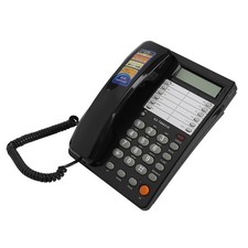 ⁺Home Hotel Wired Corded Desktop Wall Phone Office Landline Telephone Black