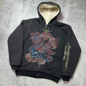 Ed Hardy Fur Hoodie | eBay