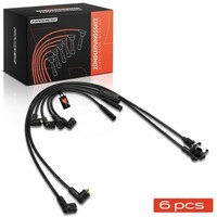 Frankberg 6X ZÜNdkabel Satz Passend FüR Renault 11 18 19 9 Clio Rapid Super