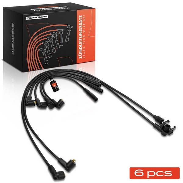 Frankberg 6X ZÜNdkabel Satz Passend FüR Renault 11 18 19 9 Clio Rapid Super-image