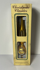 Vintage Christmas Tree Topper Gold Mercury Glass European Craftsmen 10”