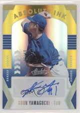 2020 Panini Absolute Ink Spectrum Gold 5/10 Shun Yamaguchi #AI-SY Auto 1q7