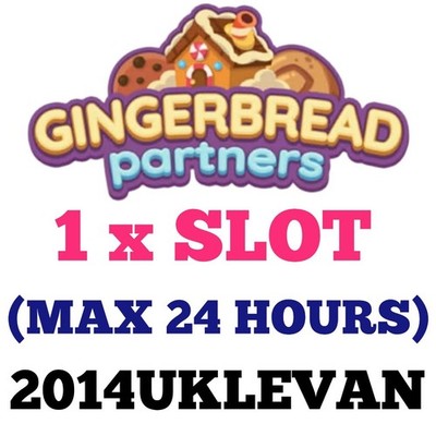 1 x Slot - Max 24 Stunden (GINGERBREAD PARTNERS) Mono_poly_Go Partner Event
