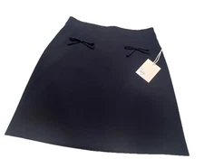 Women’s LC Lauren Conrad A-Line Mini Skirt Size XS Blue Work Casual BOHO $36 NWT