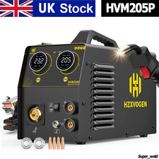 205Amp 5in1 MIG Welder 220V IGBT Pulse Aluminium Gas NoGas MIG/TIG/MMA Home DIY