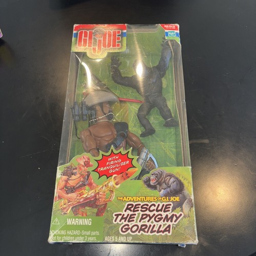 The Adventures of GI Joe Rescue the Pygmy Gorilla 12" New Sealed Hasbro 2000